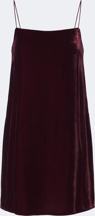 Asceno Forio velvet minidress