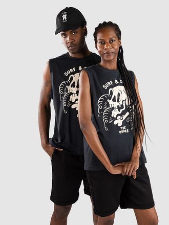 THE DUDES Surf And Curse Tanktop zwart