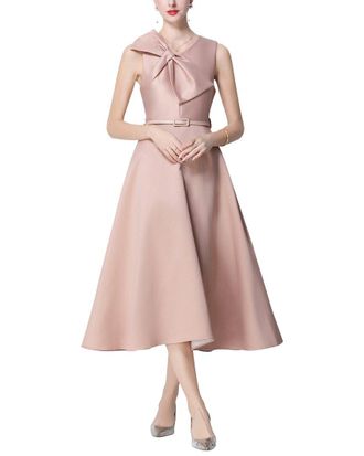 Kaimilan Solid Midi Dress