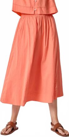 Lilla P Voile Circle Skirt In Nectar