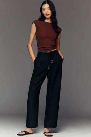 Sanctuary Scout Linen Barrel Pants