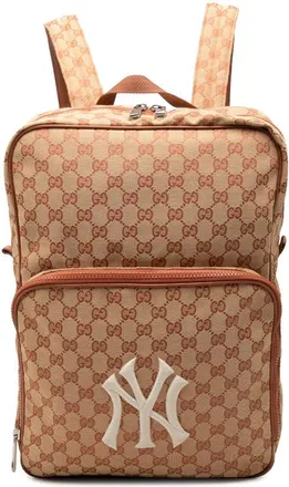 Gucci Pre-owned Gucci GG Canvas NY Yankees Backpack Unisex U6UHX458GDBMYIHA