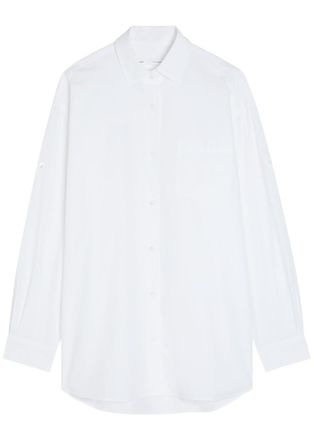 A Gold E Agolde X Maria Mcmanus Cotton-poplin Shirt - White - S (UK8-10 / S)