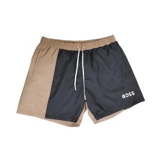HUGO BOSS Uomo, Costumi da bagno, Beige, M, new