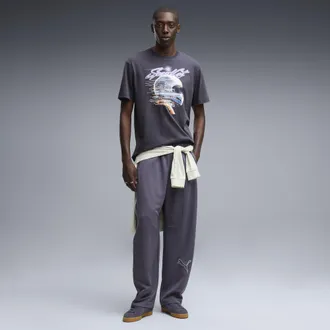 Puma Pantaloni sportivi T7 Love Of The Cat da uomo, Abbigliamento, Grigio, XXL