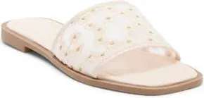 Top Moda Zita Slide Sandal in Sand Pu at Nordstrom Rack, Size 6.5