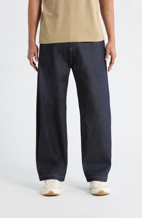 Carhartt Work in Progress Brandon Loose Straight Leg Jeans in Blue (Rigid) at Nordstrom, Size X-Large