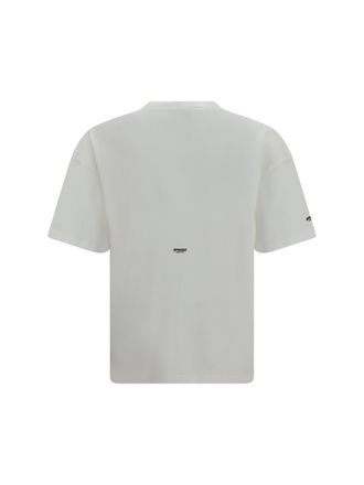 Represent Mens Micro Owners Club T-Shirt Flat White Cotton T-Shirts And Polos