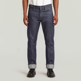 G-Star Mosa Straight Selvedge Jeans - Donkerblauw - Heren