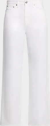 Rag & Bone Featherweight Logan Mid-Rise Wide Jeans