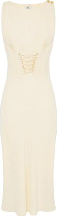 Elisabetta Franchi Abito con dettaglio corsetto - Toni neutri