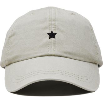 Dalix Lil Star Dad Cap in Washed Stone White at Nordstrom