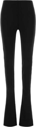 Gucci Black Flared Flat Front Pants