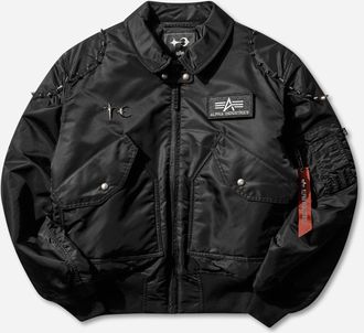 Alpha Industries Thug Club CWU 45/P Spike Flight Jacket Black