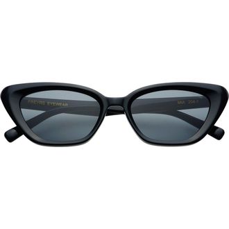 Freyrs Eyewear Mia Cat Eye Sunglasses in Black at Nordstrom