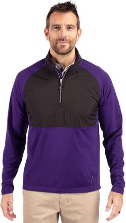 Cutter & Buck Adapt Eco Knit Hybrid Recycled Mens Quarter Zip