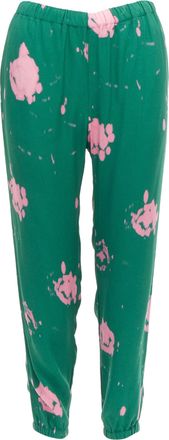 Marni splatter tie dye print elasticated casual pants