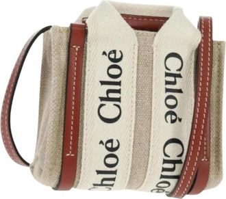 Chlo&eacute; Pre-owned Canvas Mini Tas - Dames - Vintage Mini Tas - Beige - ONE Size - Vintage
