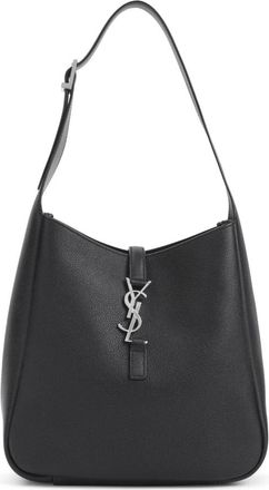 Saint Laurent Tassen, Dames, Zwart, ONE Size, Leer, Le 5 &agrave; 7 Hobo Bag