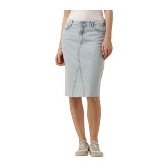 Envii Dames, Rokken, Blauw, Maat: XS Katoen