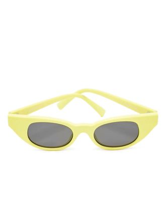 Le Specs x Adam Selman The Breaker cat-eye sunglasses - women - Acetate - One Size - Yellow