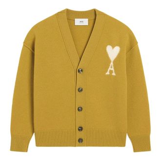 Ami Truien & Vesten, Heren, Geel, L, Ami De Coeur Oker