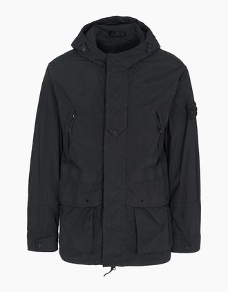 Stone Island Mens Ghost Q100024 Parka Black - Size: 38/Regular