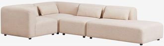 Sklum Sklum - Sof&aacute; Modular Rinconera De 4 Piezas Con Div&aacute;n Derecho Fogler