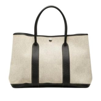 Herm&egrave;s Pre-owned The Garden Party Tote Bag - - Pre-owned - Donna - Beige - ONE SIZE
