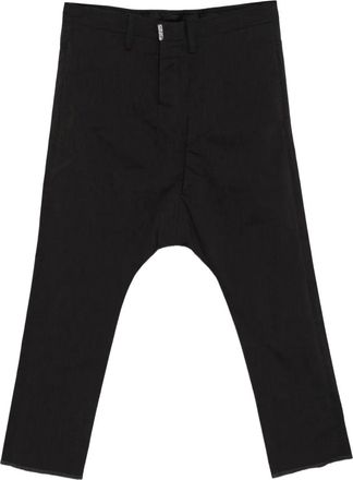 Carol Christian Poell Dead End Fly broek met verlaagd kruis - Grijs