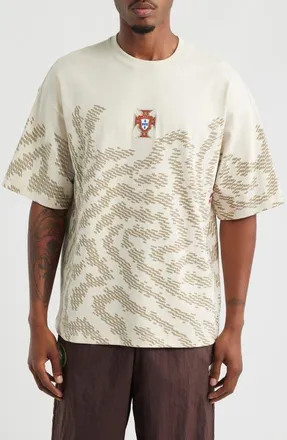 Puma x Portugal x Salehe Bembury Oversize King T-Shirt in Alpine Snow at Nordstrom, Size Xx-Large