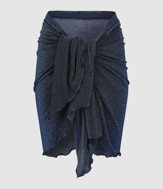 Momoni Pareo Egea Wraparound Blu