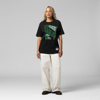 Mitchell & Ness Womens Mitchell & Ness Black Philadelphia Eagles Team Dynamic Boyfriend T-Shirt at Nordstrom, Size Xx-Large