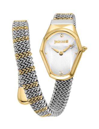 Just Cavalli Womens Snake 316L Stainless Steel Watch