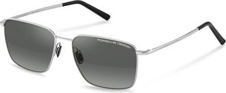 Porsche Design P86001 B566 Mens Sunglasses Silver Size 58