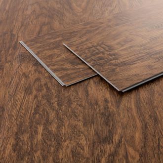 ML Design Ml-design Suelo De Vinilo Pvc Instalaci&oacute;n Mediante Sistema De Click 21 Lamas Vin&iacute;licas De Aspecto Madera Acacia Marr&oacute;n 122x18 Cm, Grosor 4,2mm, 4,62m&sup2;