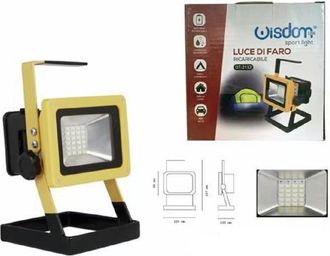 Trade Shop Trade Shop - Faro Led Por Trabajo Port&aacute;til Smd 2835 Bianco Luce Fred Dt-2132