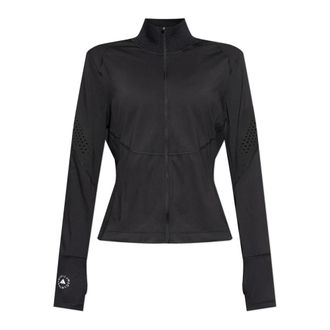 adidas by Stella McCartney Sweatshirt with logo - female - Adidas by Stella McCartney - Long Sleeve Training Tops - Black - M - Sport