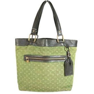 Louis Vuitton Pre-owned Tote Bags, female, Green, Size: ONE SIZE Pre-owned Monogram Mini Tote Bag