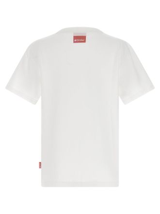 Diesel Semi-Transparent Devor&eacute; Print T-shirt - White