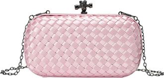 Tiffany & Fred Woven Satin Crossbody Clutch