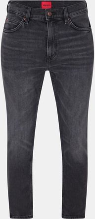 HUGO BOSS Hugo Mens High Rise Slim Fit Five Pocket Jeans in Black - Size 36W/34L