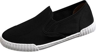 Generic Mens Shoes Korean Trendy Canvas Shoes Casual Cloth Shoes Fashionable Board Shoes Mens Breathable Shoes Casual (Dark Gray, 5.5)