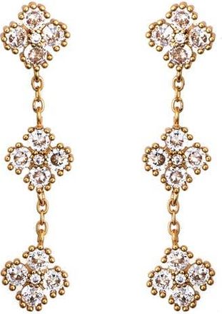 Panacea CZ Cluster Link Drop Earrings in Gold at Nordstrom Rack
