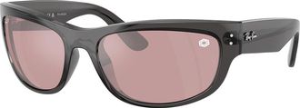 Ray-Ban RB2289 Mega Balorama Polarized 14543E Mens Sunglasses Clear Size 63