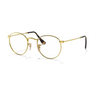 Ray-Ban Ronde Metalen Brillen - unisex - Brillen - Geel - 50 MM - Accessoires