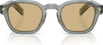 Prada 0pr A16s Translucent Acetate Square Sunglasses