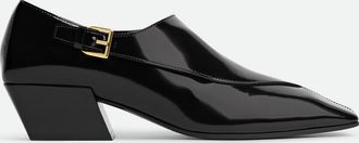 Bottega Veneta Ventura Monk Strap - Black - Women - 37 - 100% Calfskin