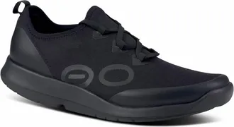 Oofos Womens Oomg Sport Lace-Up Recovery Shoes In Black