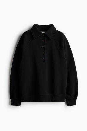 H&M Polo-Sweatshirt - Schwarz